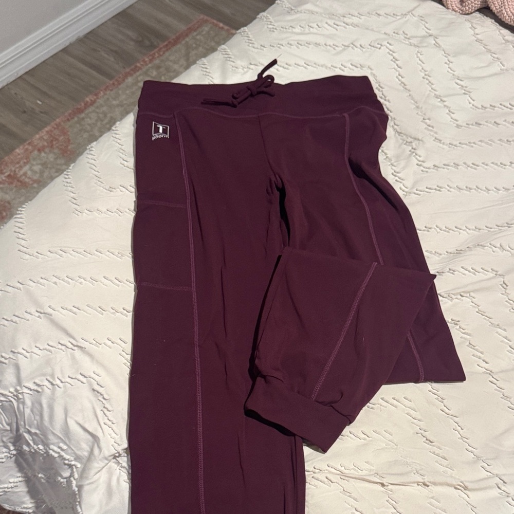 Maroon Athletic Joggers